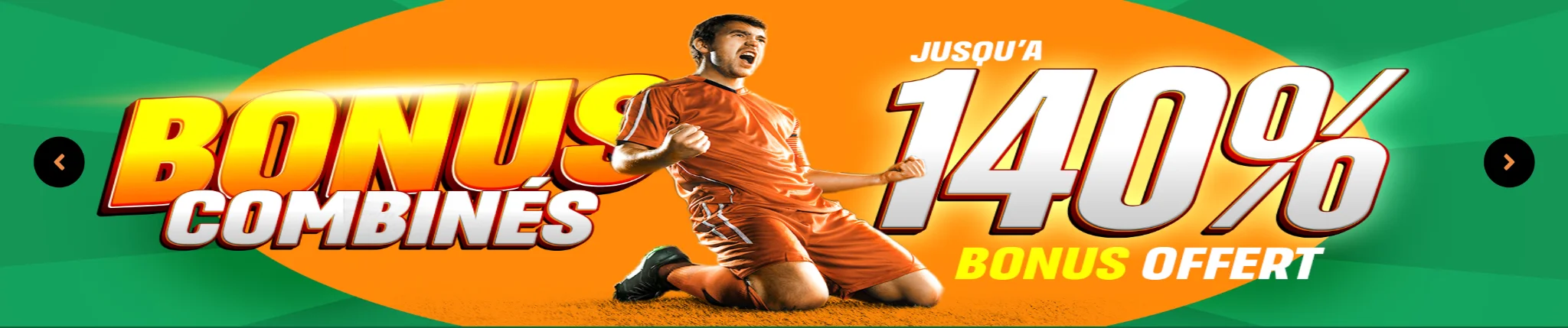 Exemple d'offre bonus promotionnelle Sportcash